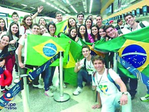 Jovens da Diocese de Itapetininga a caminho do Rio de Janeiro.