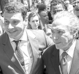 Prefeito Manu e vice-presidente Michel Temer. Foto: AI/PMDB.