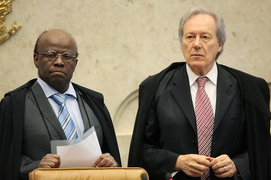 Ministro Joaquim Barbosa ou Ricardo Lewandowski podem decidir o caso de Tatuí. Foto: Carlos Humberto - STF.