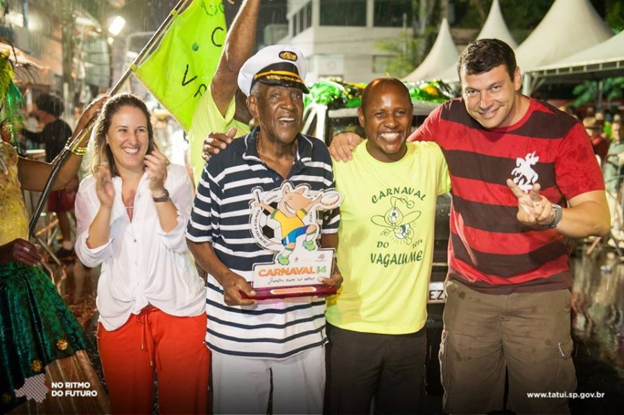 Paulo Vagalume recebe homenagem no carnaval tatuiano.