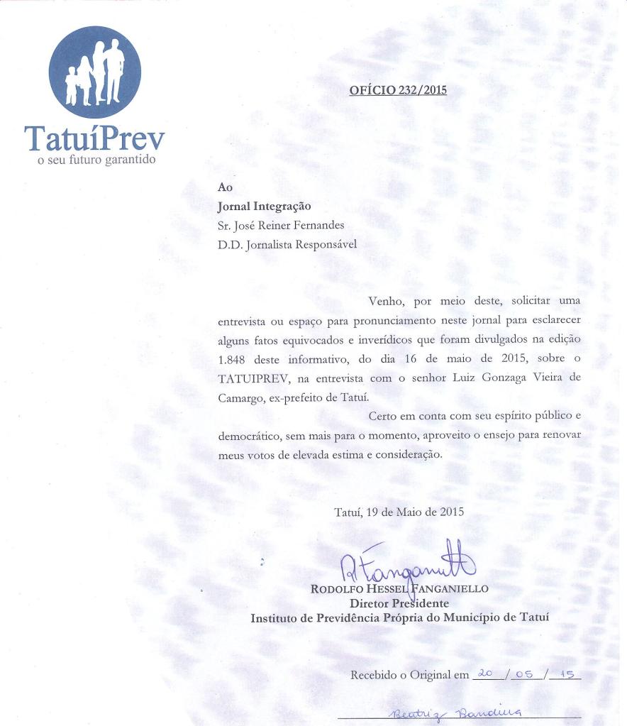 Documento Tatuiprev