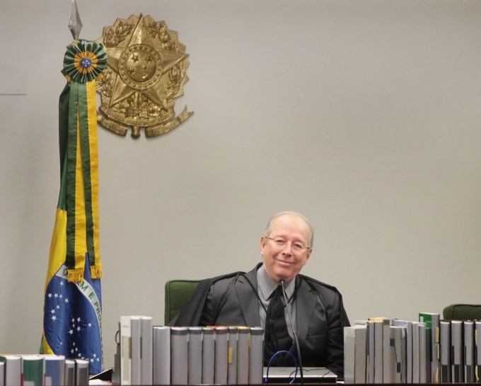 Celso de Mello em foto de Rosinei Coutinho - STF