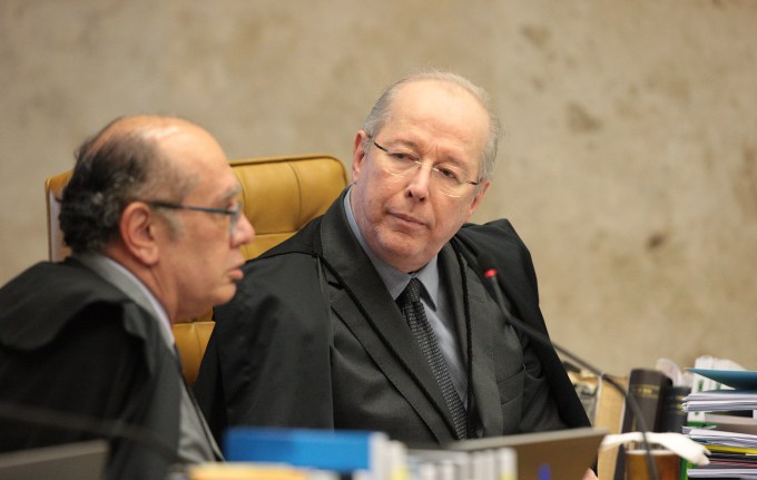 Gilmar Mendes e ministro Celso de Mello site -Carlos Moura-STF