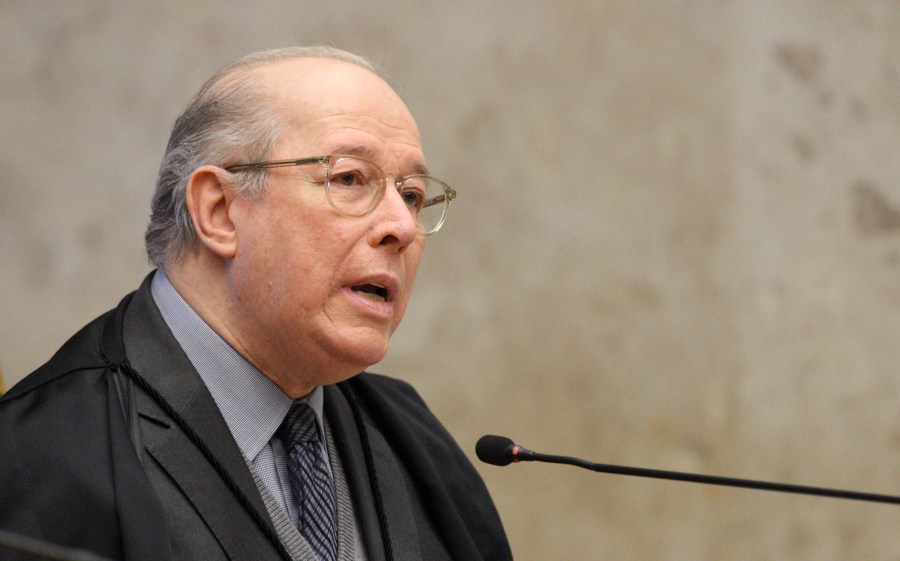 Celso de Mello em foto de Nelson Jr. - STF.