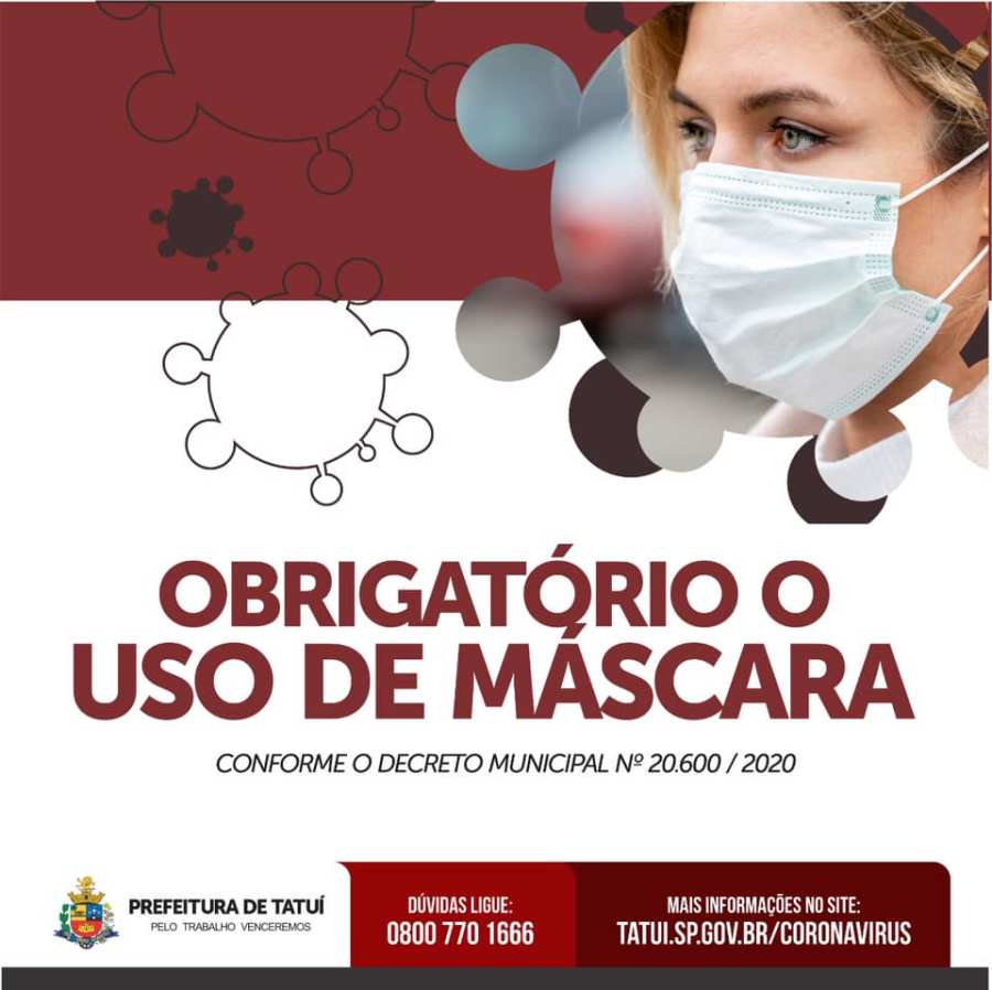 mascaras obrigatório